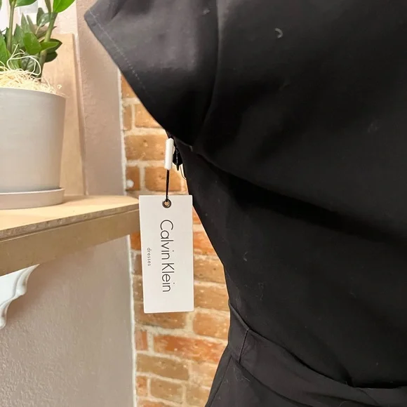 NWT Calvin Klein black dress size 12 - Picture 6 of 7